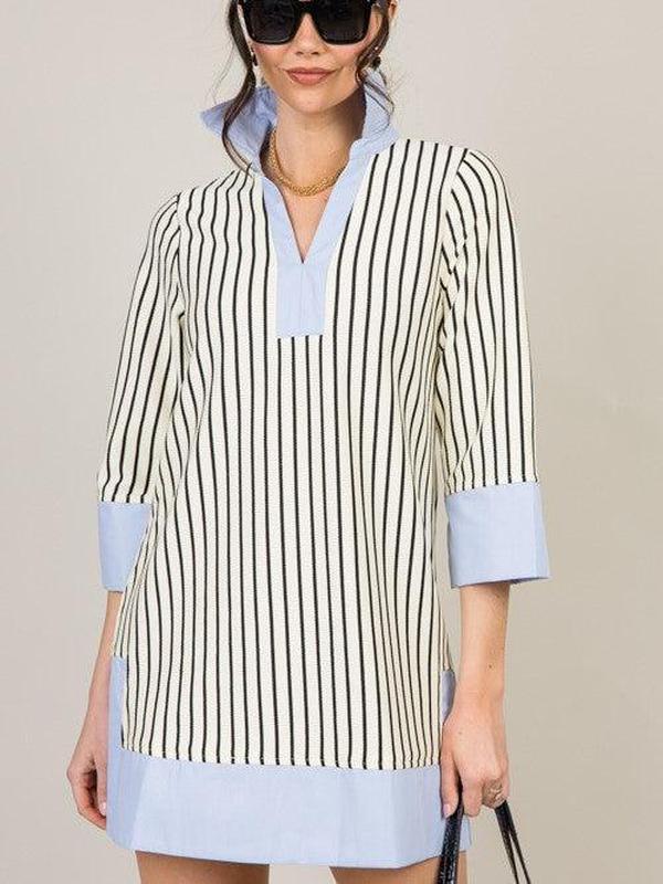 Margot - Classic Stripe Dress