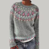 Zoralia | Patterned Knit Sweater