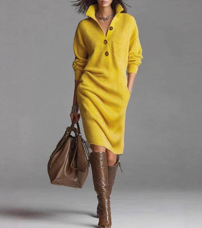 DAMARIS | Elegant Knit Dress