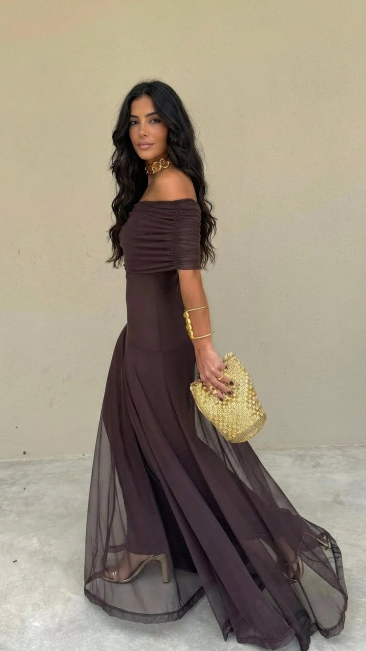 Zella™ Elegant Off-Shoulder Dress