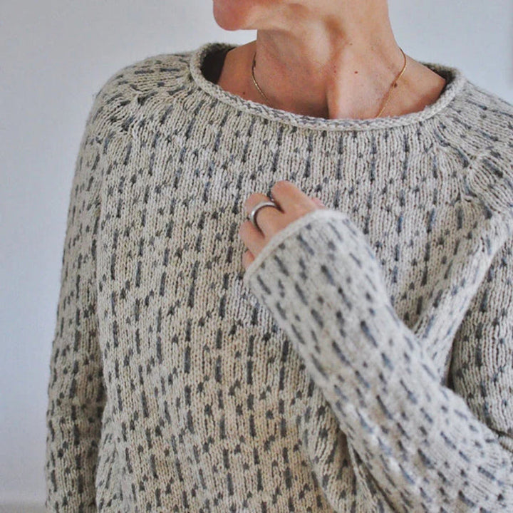 Dana | Women’s Casual Knit Sweater with Boat Neck