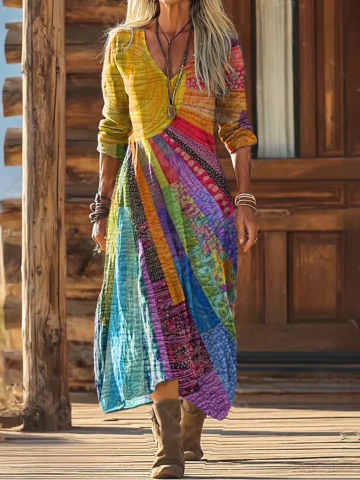 Maya | Bohemian Colorful Dress
