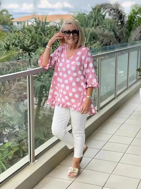 Margo | Vintage Printed Top