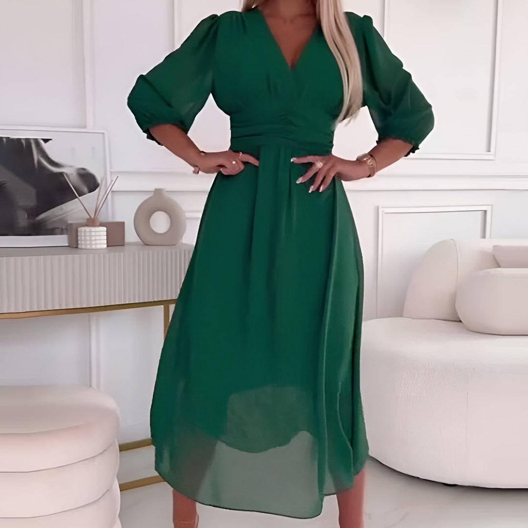 Elegant Wrap Dress