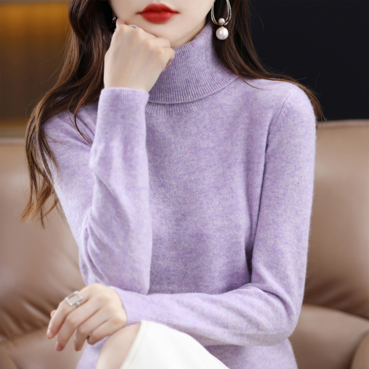 Victoria | Women’s Winter Classic Turtleneck Knit Sweater